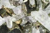 Quartz and Pyrite Crystal Association - Peru #141837-2
